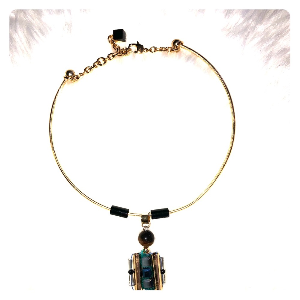 Nocturne Gold pendandt Choker